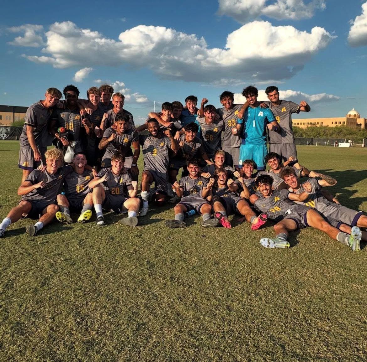 Atlantic Pathway players celebrating in the U.S.
